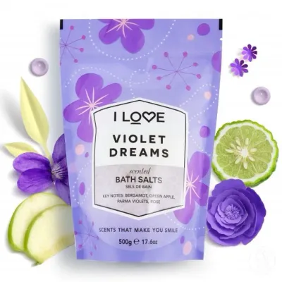 I Love So za kupanje Violet Dreams, 500 g