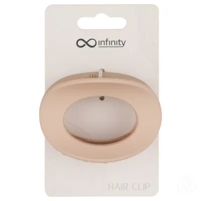 Infinity Ovalna šnala za kosu, Bež