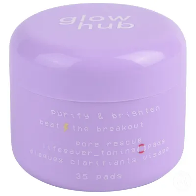 Glow Hub Tupferi sa tonerom za lice Blueberry Purify&Brighten, 35 Komada