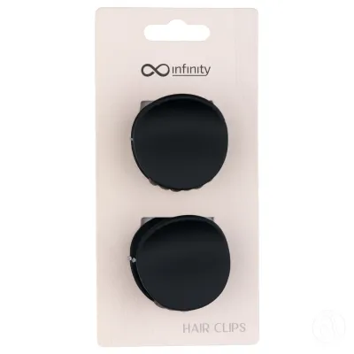 Infinity Okrugle šnale za kosu, Crna
