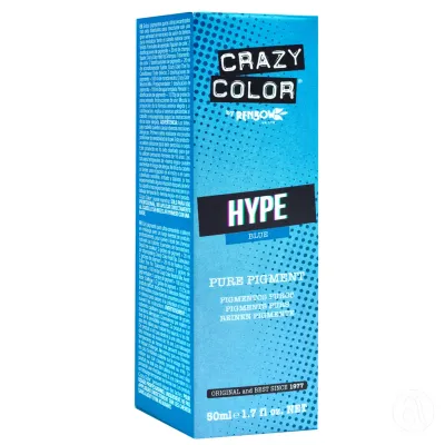 Crazy Color Pigment za kosu Hype, 50ml, Plavi