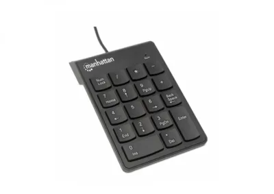 MANHATTAN Numerička tastatura 176354, USB, Crna