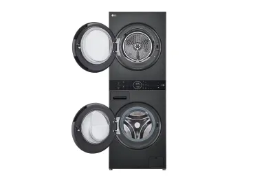 LG Set veš mašina i sušilica WT1210BBF, 12\\10 kg, Crni