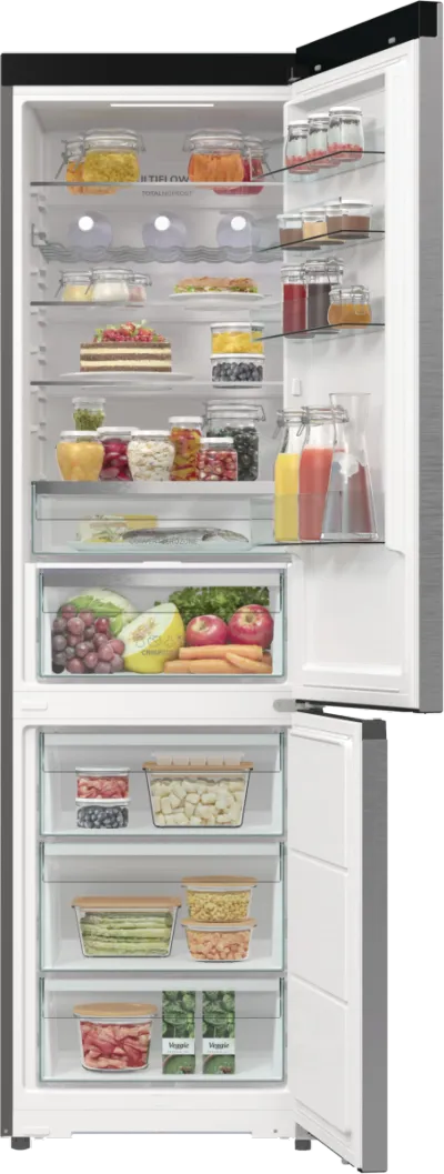 Gorenje Frižider NRB620E61X4WFE, 413L, 220-240V, 50 Hz, Sivi