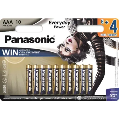 Panasonic Baterije LR03EPS/10BW, Alkalne