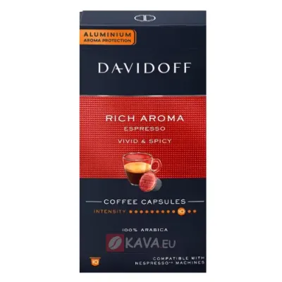 Davidoff Kapsule za kafu Rich aroma, 10 kom, 55 g