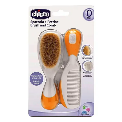 Chicco Četka i češalj za bebe, Narandžasti