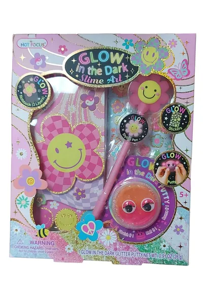 Hot Focus Set za pisanje Glow, Roze