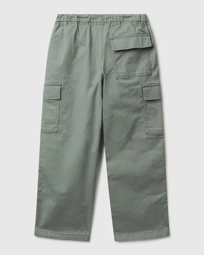 Benetton Pantalone za dječake 4XZXCF04IG-075-XL, Maslinaste