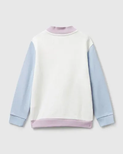 Benetton Dukserica dugih rukava za djevojčice 3J70G503UP-902-XX, Plava