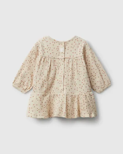 Benetton Haljina za bebe 35CUAV00MW-60U-74, Krem
