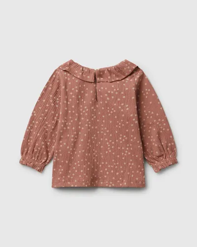 Benetton Majica dugih rukava za bebe 35CUA106JW-60V-74, Smeđa