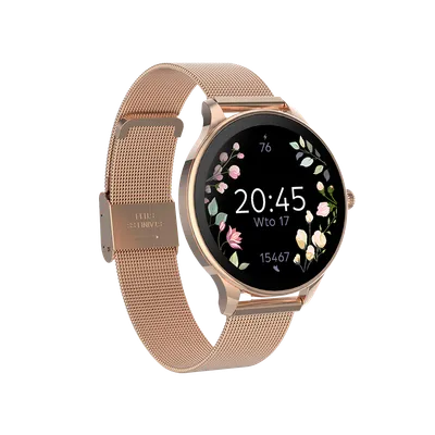 Forever Pametni sat Velora SB-306, AMOLED, Roze-zlatni