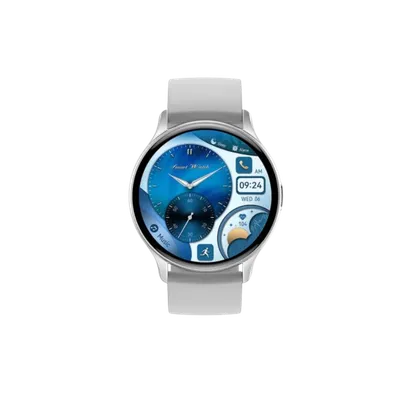 XO Pametni sat J5, Silver, Sa Bluetooth pozivom, Bijeli