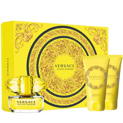 Versace Yellow Diamond EDT 50ml + 50ml Shower Gel + 50ml Body Lotion