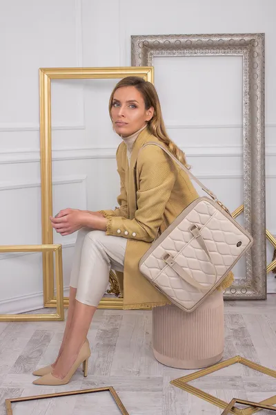 Lovely Bag Business Bag – Bež Torba, 17\,3 Inch