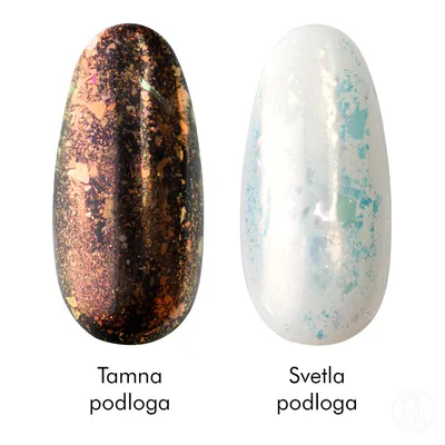 Perfect Nails Ukrasi za nokte Aurora Platinum, GP106-15, 0.2g