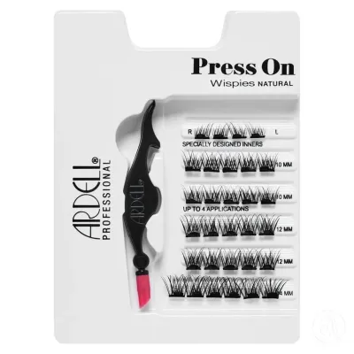 Ardell Set Press on Trepavica Wispies, Natural