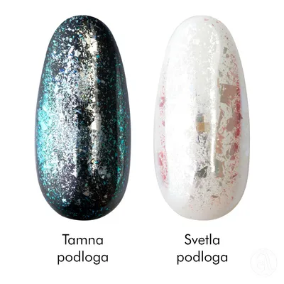 Perfect Nails Ukrasi za nokte Aurora Platinum, GP106-13, 0.2g