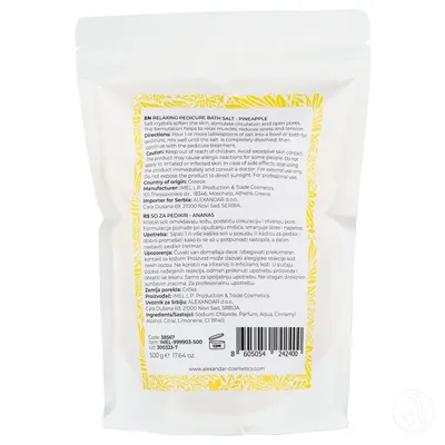 Imel Professional So za pedikir Ananas, 500g