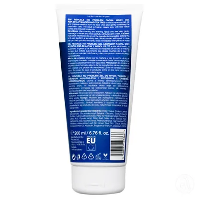 Reveule Gel za čišćenje lica s AHA-BHA-PHA i čajevcem, 200ml