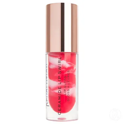 Revolution Ceramide Lip Swirl Bitten Red, Sjaj za usne