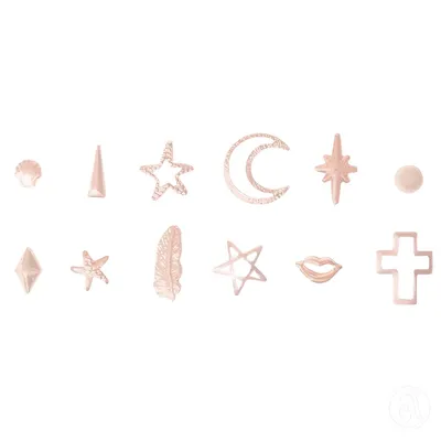 Perfect Nails Ukrasi za nokte STUKIT9, Set od 240 komada, Rose Gold