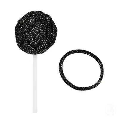 Kiepe Hair Lollipops gumice za kosu, Set od 24 komada, Crne