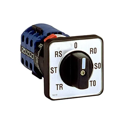 Schneider Electric Grebenasti Prekidač Voltmetarski 16018, CMV - 3L I 3L-N - 45° Za Fi 22mm