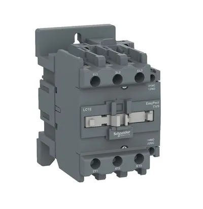 Schneider Electric Kontakter - sklopka LC1E40B7, 40A 18.5kW 24V AC 50/60Hz 3P 1NO+NC