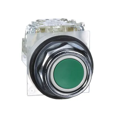 Schneider Electric Taster 9001KR1GH13, Sa povratom zeleni fi 30mm 1 C/O metalni