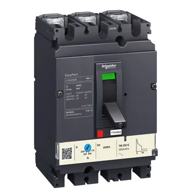 Schneider Electric Kompaktni Prekidač LV525332, 200A 3P3D TM200D CVS250F