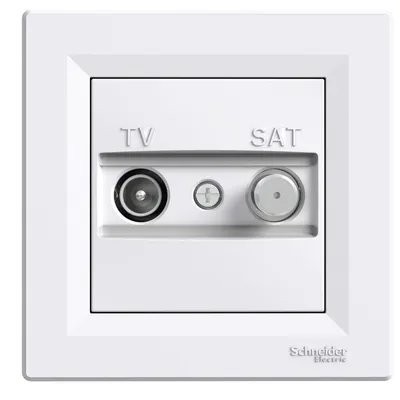 Schneider Electric Utičnica Antenska TV/SAT EPH3400421, Bijela
