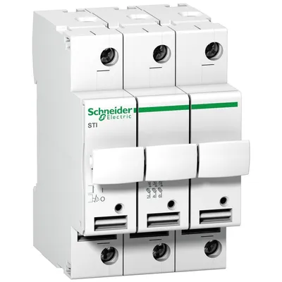 Schneider Electric Rastavna sklopka STI A9N15655, Za osigurače do 10A 3P 8.5x31.5