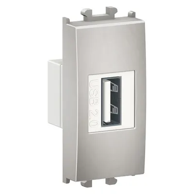 Schneider Electric USB 2.0 Utičnica LMR9810004, Punjač 1M, Siva