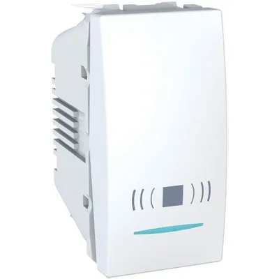 Schneider Electric Taster Zvona Sa Lokatorskom Lampicom MGU3.106.18CN, 10A 1M Modularni, Bijeli
