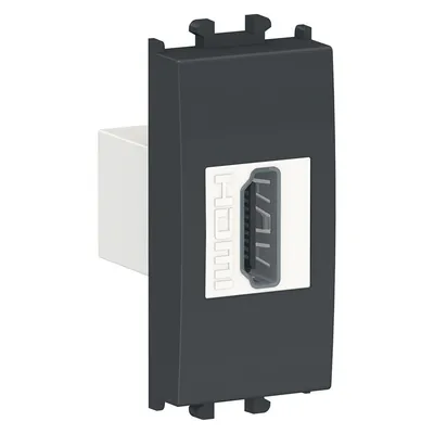 Schneider Electric HDMI Utičnica LMR6234003, 1M, Crna