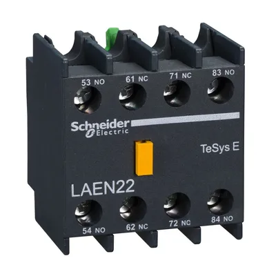 Schneider Electric Prednji pomoćni kontaktni blok LAEN22, Za Easypact TVS 2NO+2NC