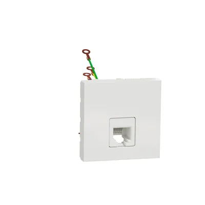 Schneider Electric Utičnica Telefonska NU349718, RJ12 6 Kontakata 2M, Bijela