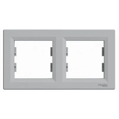 Schneider Electric Okvir horizontalni za 2 elementa, EPH5800261, Sivi