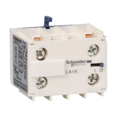Schneider Electric Prednji Pomoćni Kontaktni Blok LA1KN11, Za TeSys K 1NO+1NC