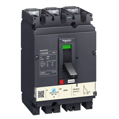 Schneider Electric Kompaktni Prekidač LV525302, 200A 3P3D TM200D CVS250B