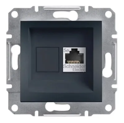Schneider Electric Utičnica Računarska RJ45, EPH4300171, Bez Okvira, Crna