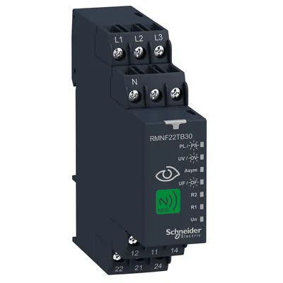 Schneider Electric Multifunkcijski Trofazni Upravljački Relej RMNF22TB30, Opseg 208-480V AC