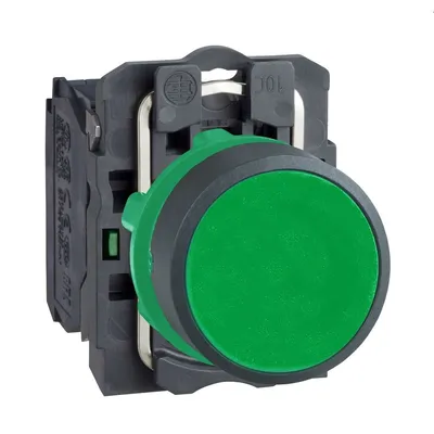 Schneider Electric Taster XB5AA31, Sa Povratom Zeleni Fi 22mm 1NO, Plastični