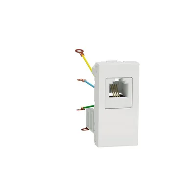 Schneider Electric Utičnica Telefonska NU349118, RJ12 6 Kontakata 1M, Bijela