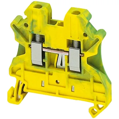 Schneider Electric Vijčana Redna Stezaljka NSYTRV22PE, 2.5mm2, 1x1, Žuto-Zelena