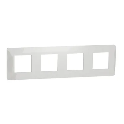 Schneider Electric Maska Modularna NU200818, 4 Elementa 4 x 2M, Bijela