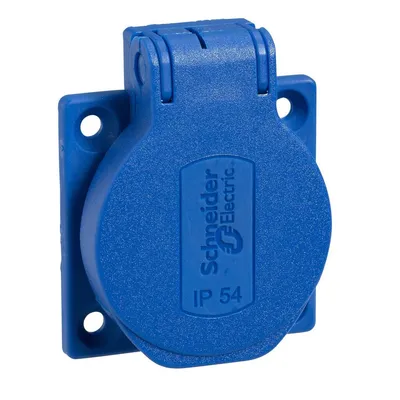 Schneider Electric Industrijska Utičnica PKS51B, 10/16A 2P+E Na Panel IP54