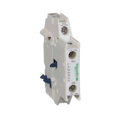 Schneider Electric Bočni pomoćni kontaktni blok LAD8N20, Za TeSys D 2NO